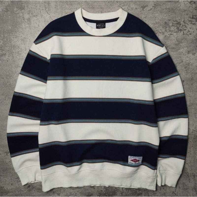 Crewneck Stripes WHO AU Original & T-shirt MXCCA Stripes