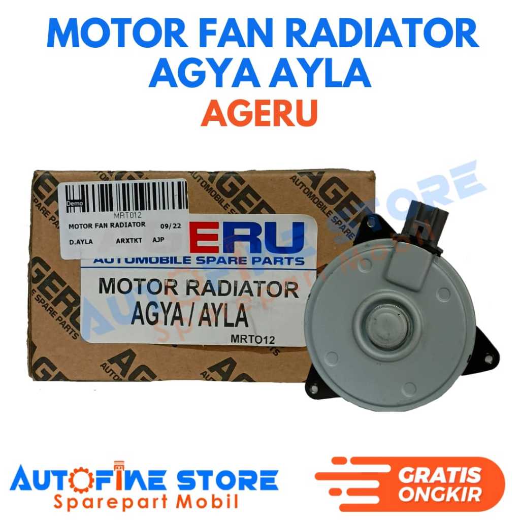 Motor Fan Radiator Agya / Ayla Ageru