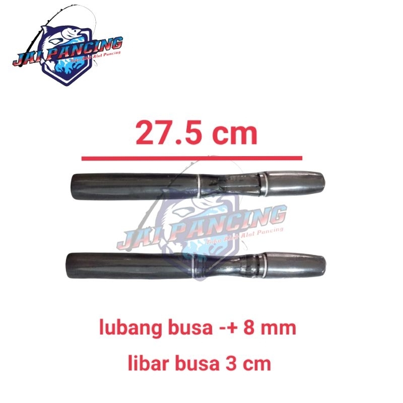 gagang busa Eva + reel seat spinning