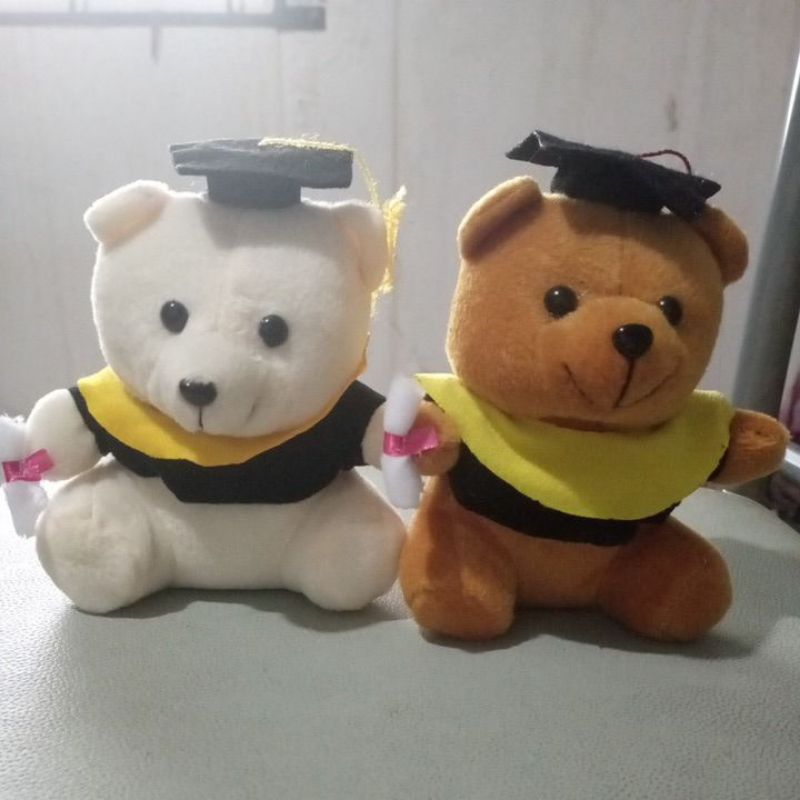 Boneka graduation, boneka wisuda, boneka bucket bunga wisuda, boneka bucket bunga graduation.
