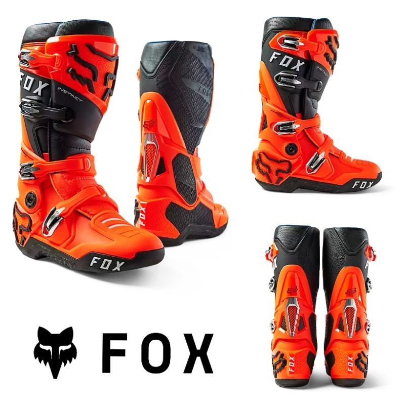 BOOT/SEPATU FOX INSTINCT ORANGE FLO