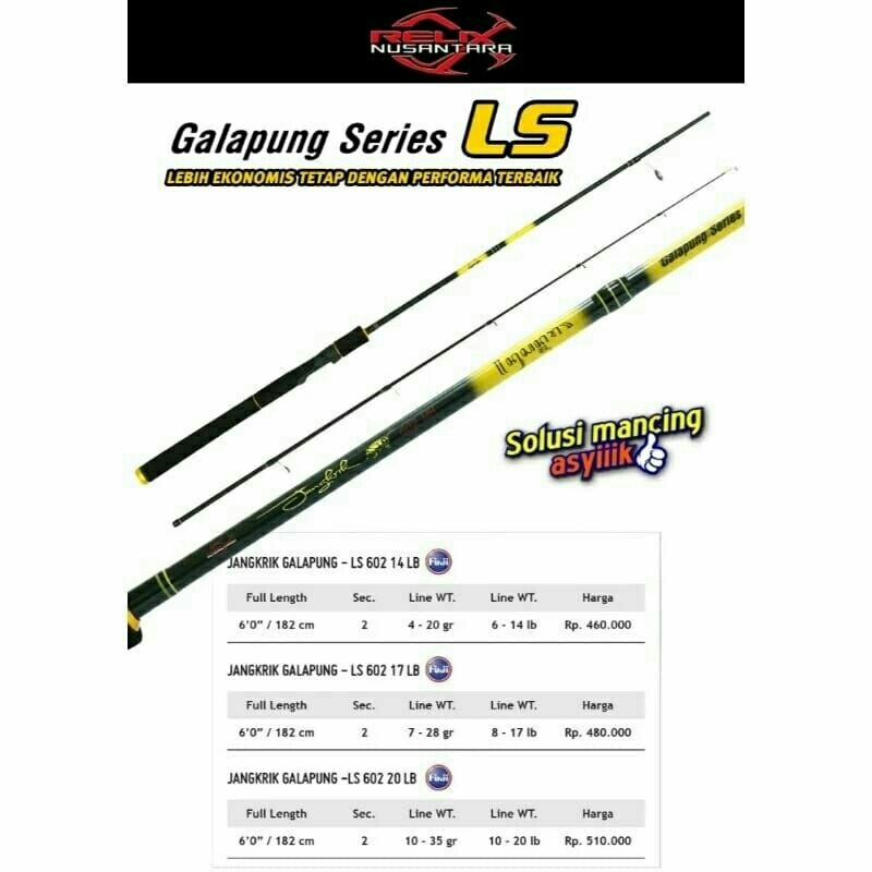 Joran Relix Jangkrik Galapung series LS 180 cm