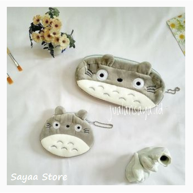 

Totoro Pouch Pencil Case Pencase Tempat Pensil Plush Stuff - Pencil Case / Mini Pouch