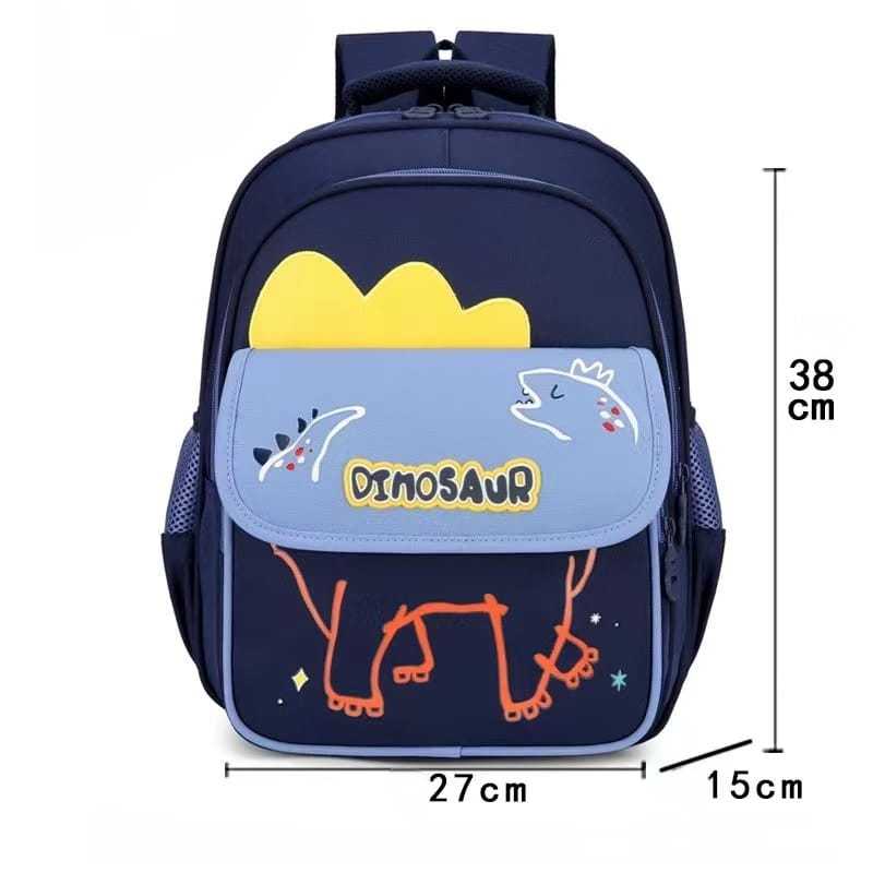 528# Tas Ransel Sekolah Anak-anak Tas Dinosaurus Kapasitas Besar Bahan Kain Oxford Kualitas Premium