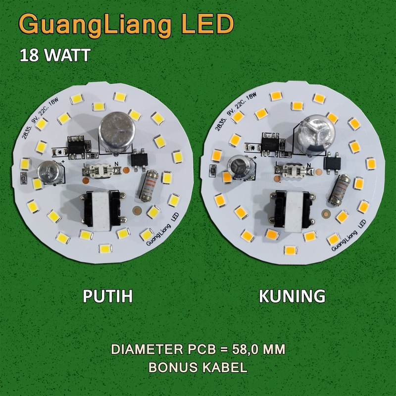 Ht1- Guangliang Pcb Led 18W Ac 220-240V 18 Watt
