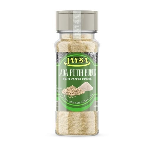 

JAYSA - Lada Putih Bubuk 50 gr / Merica Bubuk / Lada Putih Bubuk Bangka / Ground White Pepper / White Pepper Powder / Bubuk Lada Putih Murni / Bubuk Merica Putih / Merica Bubuk Premium / Lada Putih Bubuk Premium / Rempah Botol