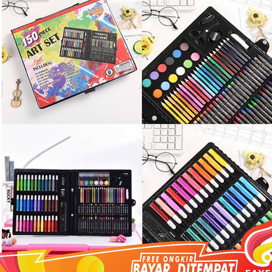 

Best Produk FAYES COD Pensil Warna Cat air Set 15 Pcs Crayon Set Water Color Paint 15 Pcs Krayon Mewarnai Anak STY1