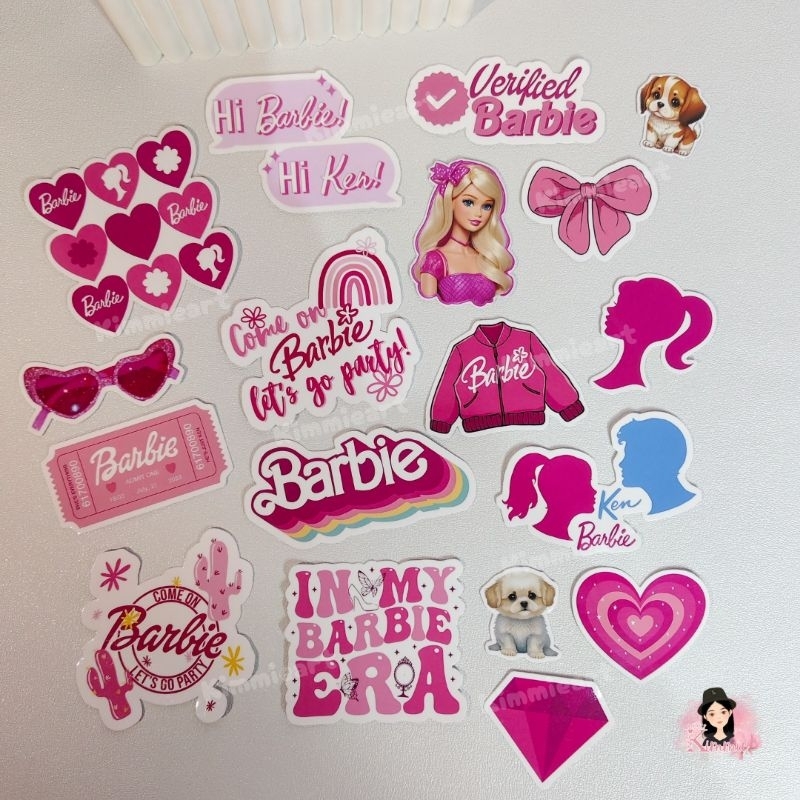 

Stiker Barbie Ken Come On Barbie Let's Go Party
