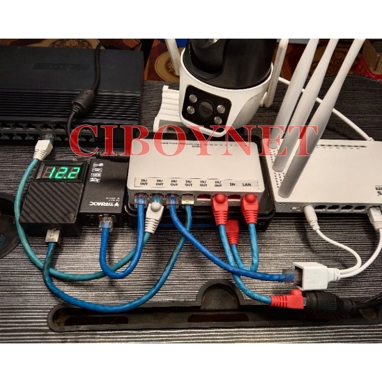 KODE F36K switch totolink s88 modif POE input 948volt6Volt