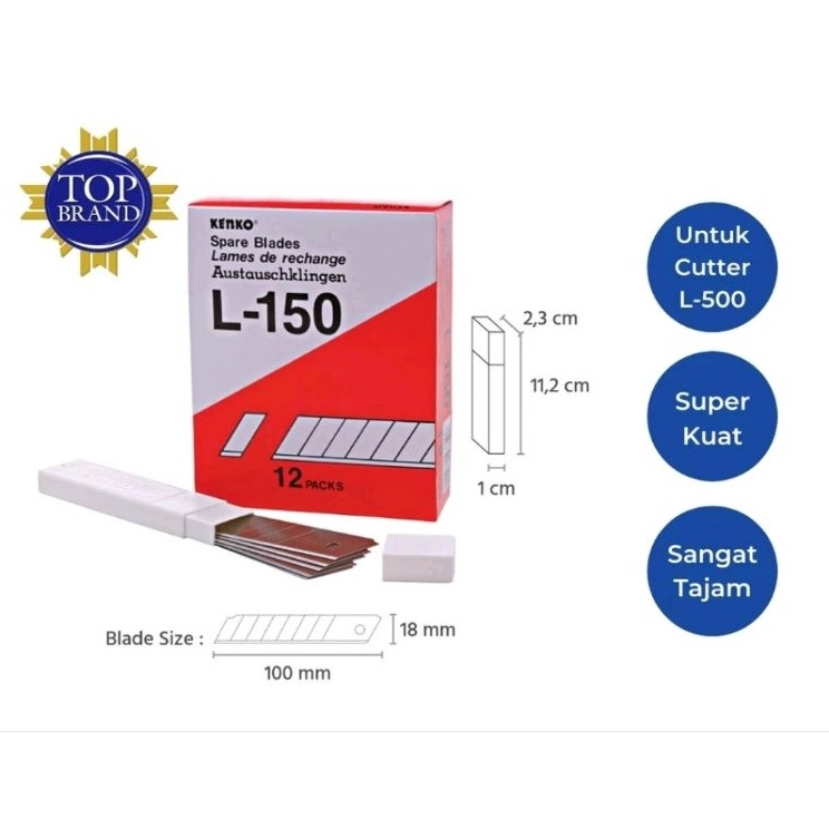 

Isi Cutter Kenko Besar L15 Grosir 12 Pcs