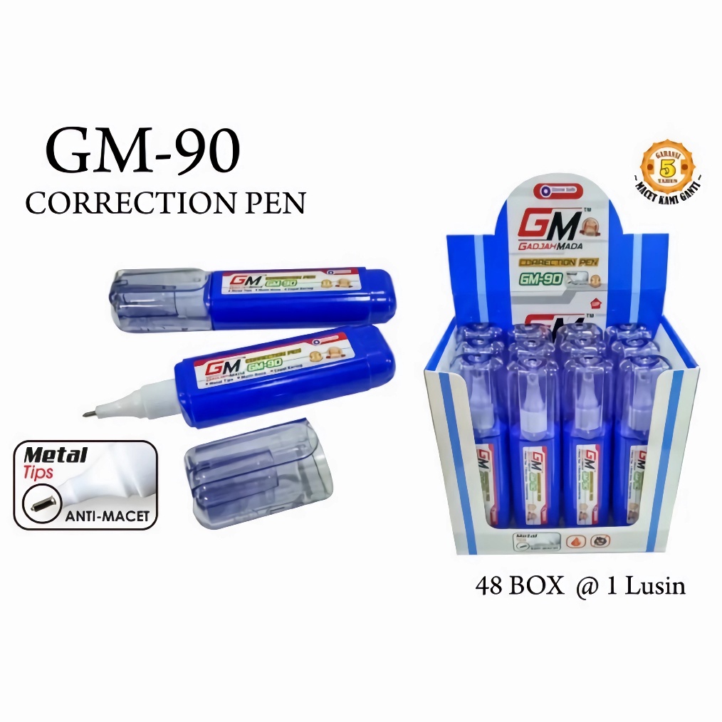 

HANYA DISINI PROMO APEN Tipe X Biru Correction Pen ATK Kantor Sekolah Merk Random