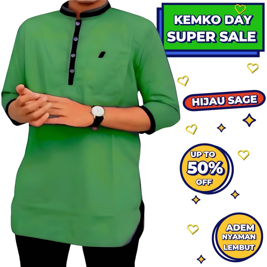 BAJU KEMEJA KOKO KEMKO PRIA DEWASA COWOK LAKI LAKI LENGAN PANJANG MOTIF AGAM IMPORT ORIGINAL KEREN T