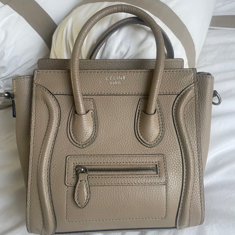 Preloved Celine Nano Luggage Souris