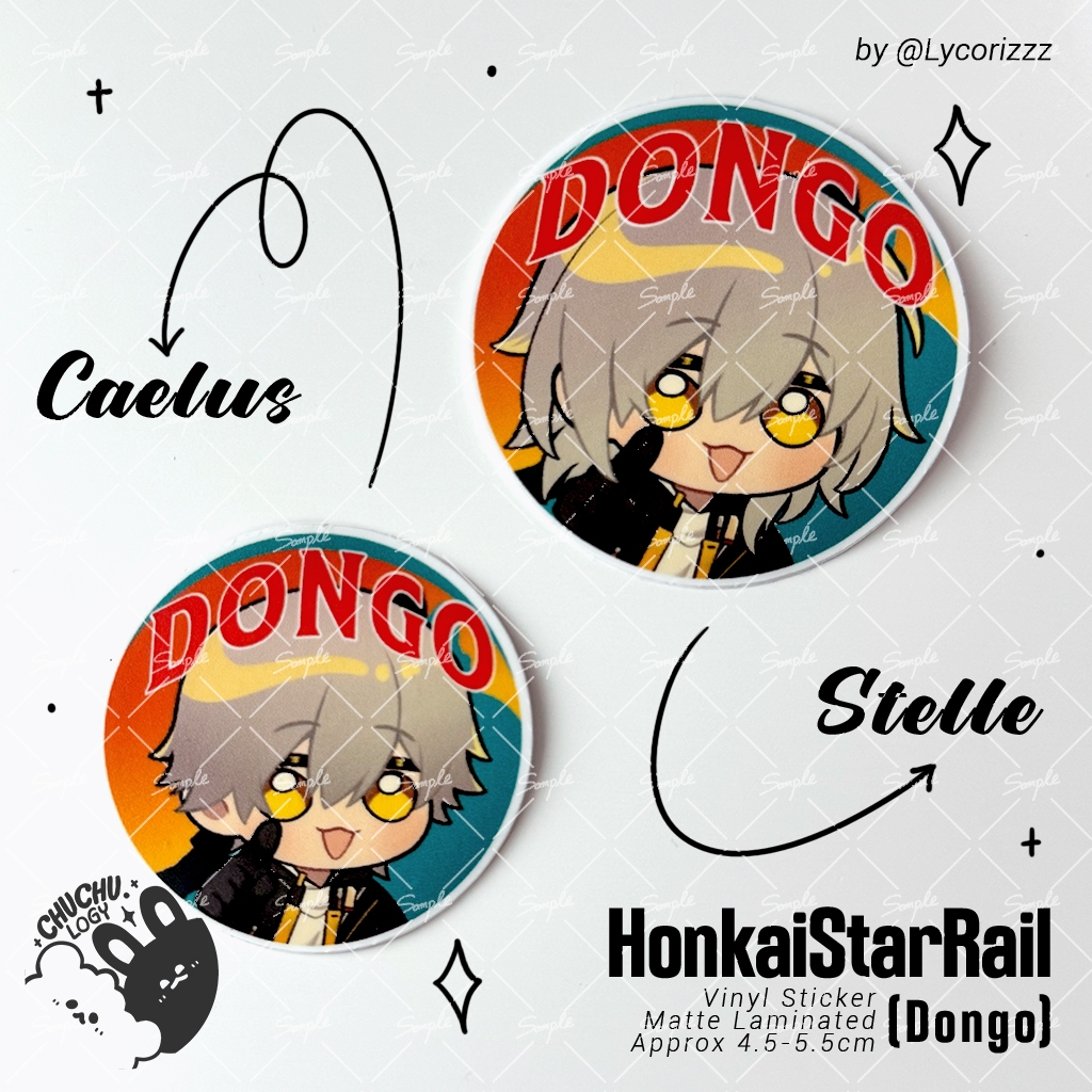 

HSR Honkai Star Rail Caelus Stelle [ dongo ] Sticker Vinyl matte by Lycorizzz