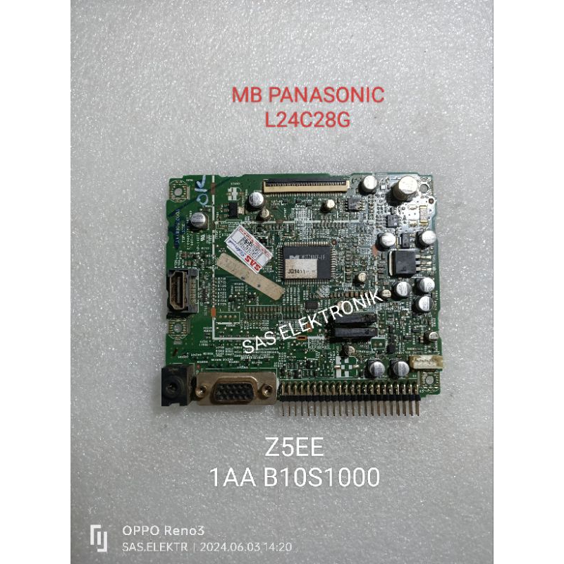 MB BOARD MOTHERBOARD MAINBOARD MESIN TV LED PANASONIC 24 INCH 24 INCH TH-L24C28G TH-L24C28 G TH-L 24
