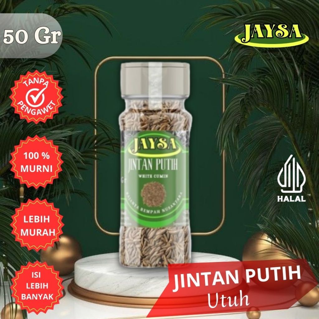 

JAYSA - Jinten 50 gr / Jinten Masak / Carraway / Jintan Putih / Carraway Seeds / Jintan Wangi / Cumin / Jintan Masak Kualitas Super / Caraway Seed / Jintan Masak / Jinten Utuh Premium / Jinten Premium