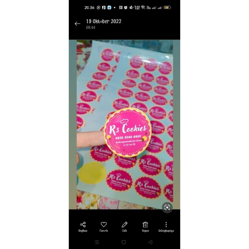 

stiker cutting A3 bebas custom design