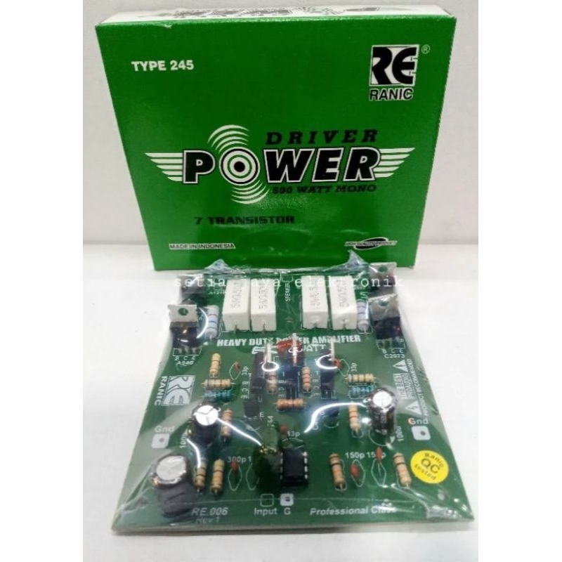 KIT DRIVER POWER 600 WATT MONO