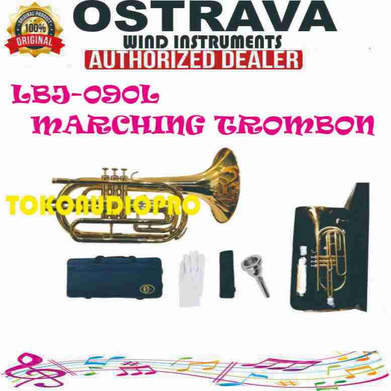 Marching Trombon Ostrava LJB-090 Marching Trombone LBJ090