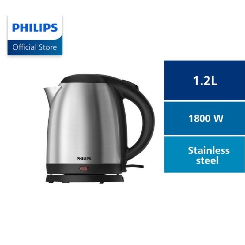 Philips HD9303/03 Kettle Stainless Steel 1.2L - HD9303 ORIGINAL HD 9303