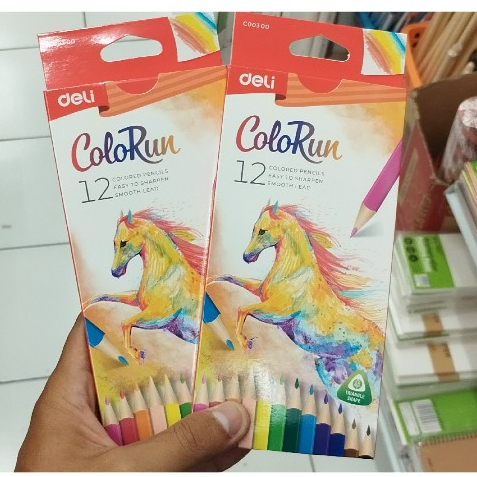 

PENSIL WARNA DELI EC00300 12 WARNA PANJANG