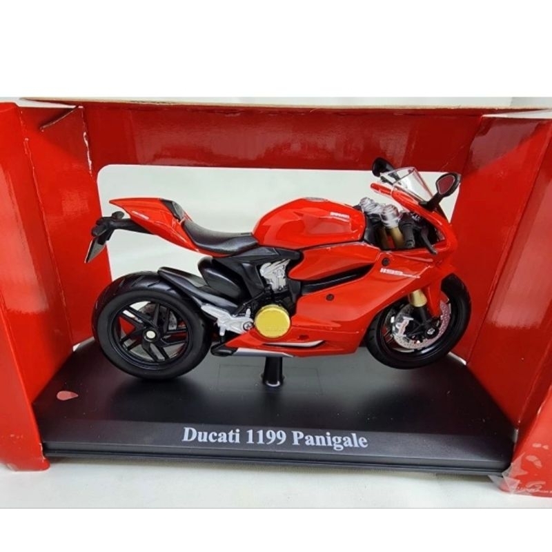 Diecast Motor Ducati 1199 Panigale w/ stand