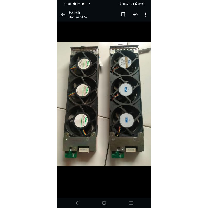 KIPAS DC FAN AVC/NIDEC Triple high speed 8cm