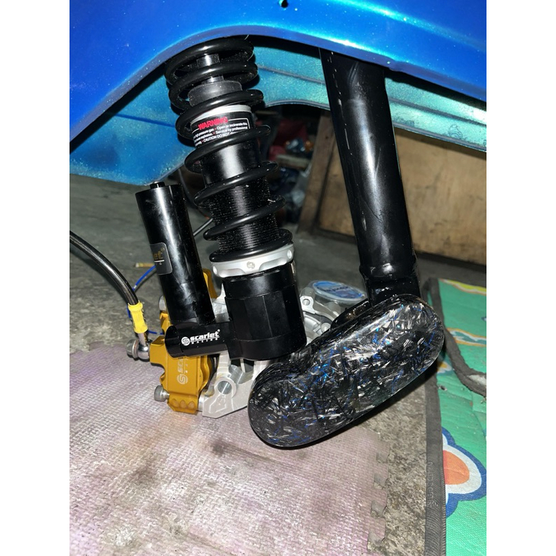 cover fork carbon forged vespa excel px