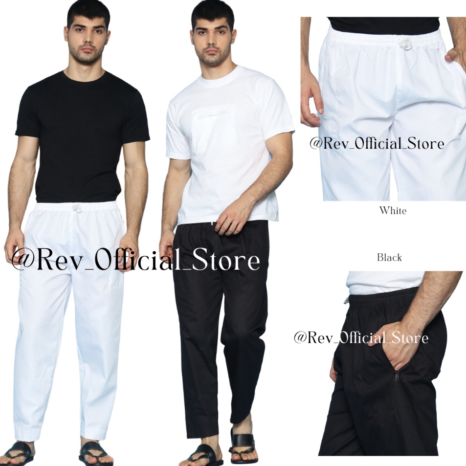 Celana Umroh Pria Bahan Katun Twill Perlengkapan Umroh