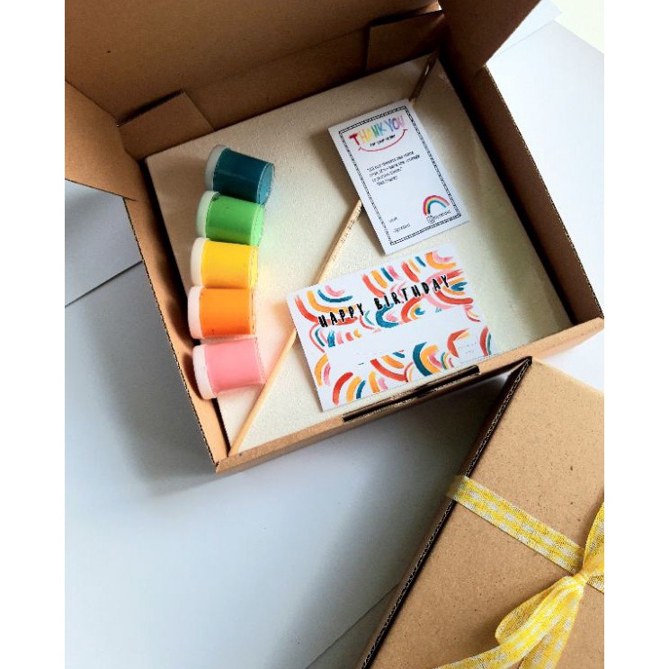 

RAINBOW PAINTING KIT BY CIPRATIND DIY LUKIS CANVAS 2X2 KREATIFITAS BINGKISAN ULANG TAHUN MURAH