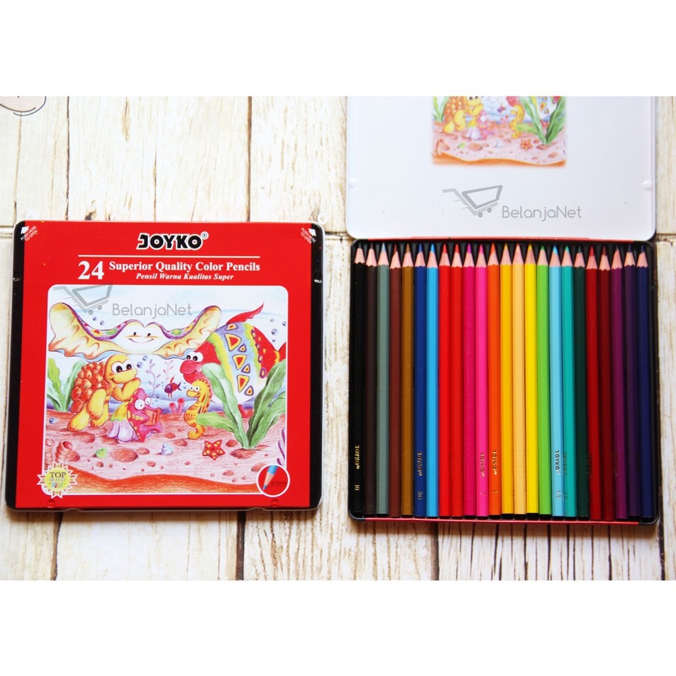 

Pensil Warna Joyko Kaleng 24 Color