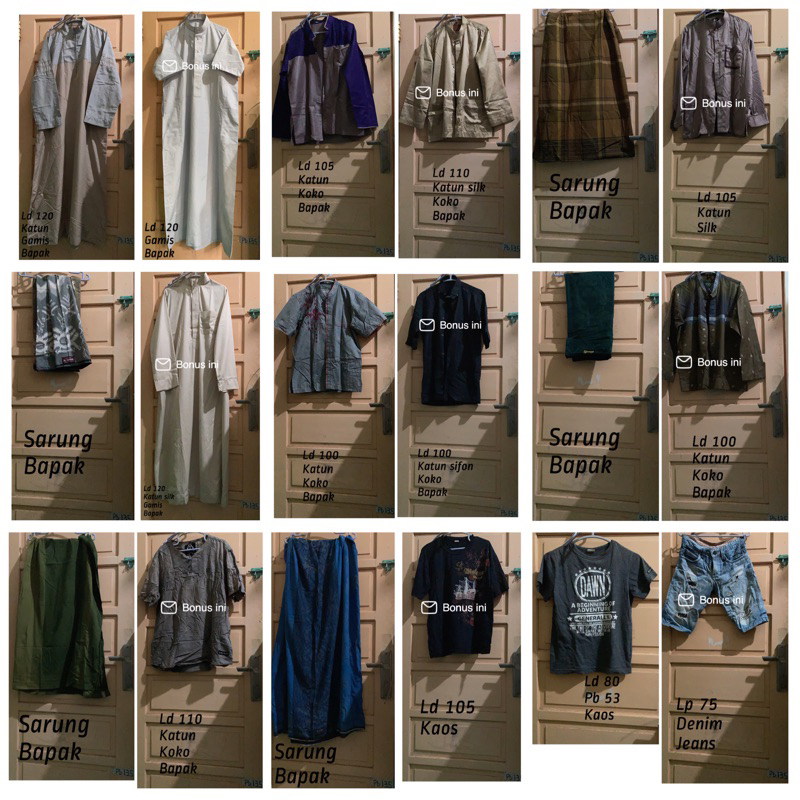 ETALASE VOL 7 KUMPULAN PL PAKAIAN PRIA (GAMIS, KOKO, SARUNG)