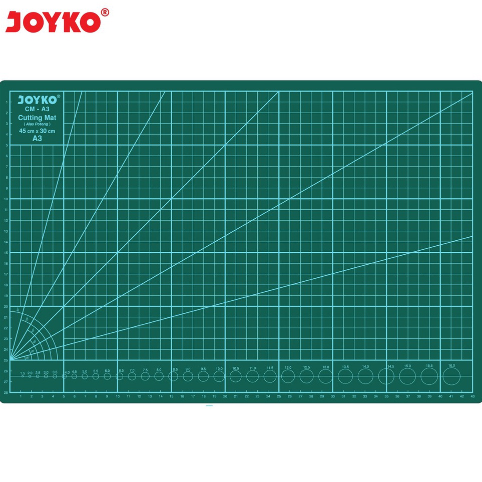 

Dijual JOYKO CUTTING MAT A3 ALAS POTONG CMA3
