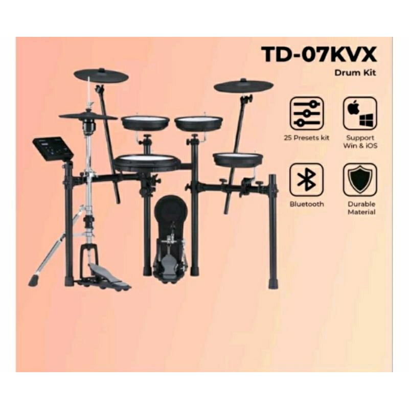Roland digital drum V-Drum td07-kvx td07kvx  td-07-kvx Roland Original td 07 kvx