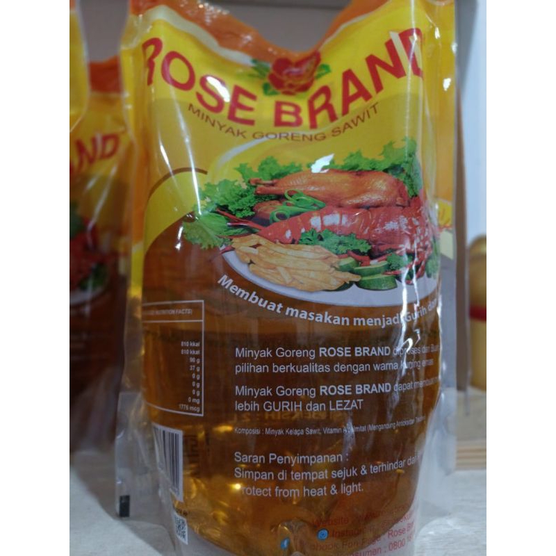 

MINYAK GORENG ROSE BRAND 2 LITER DAN 1 LITER