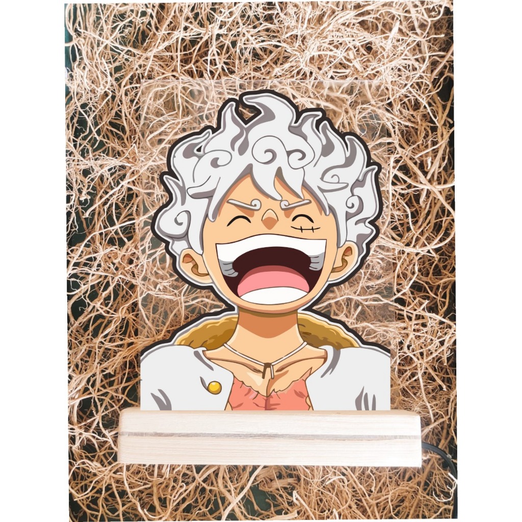 Lampu hias akrilik lampu tidur ukuran besar a5 gambar anime keren lucu unik murah berkualitas