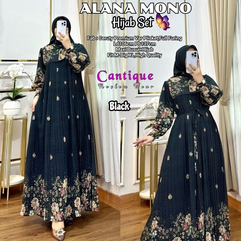 Alana Mono By Cantique || Gamis Set