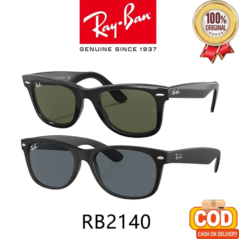 [100% Original]Ray-Ban Sunglasses ORIGINAL WAYFARER CLASSIC RB2140 Global Fitting men/women