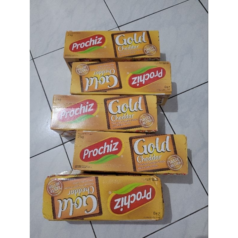 

keju prochiz gold cheddar cheese 2kg