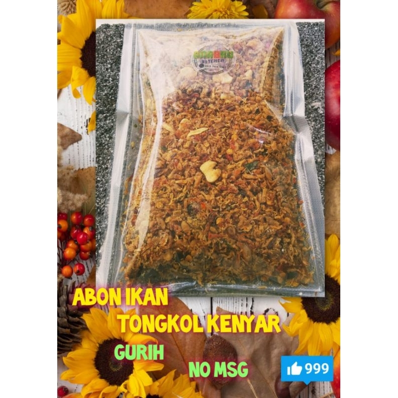 

ABON IKAN TONGKOL KENYAR/GURIH/PEDAS/NO MSG/NO PENGAWET