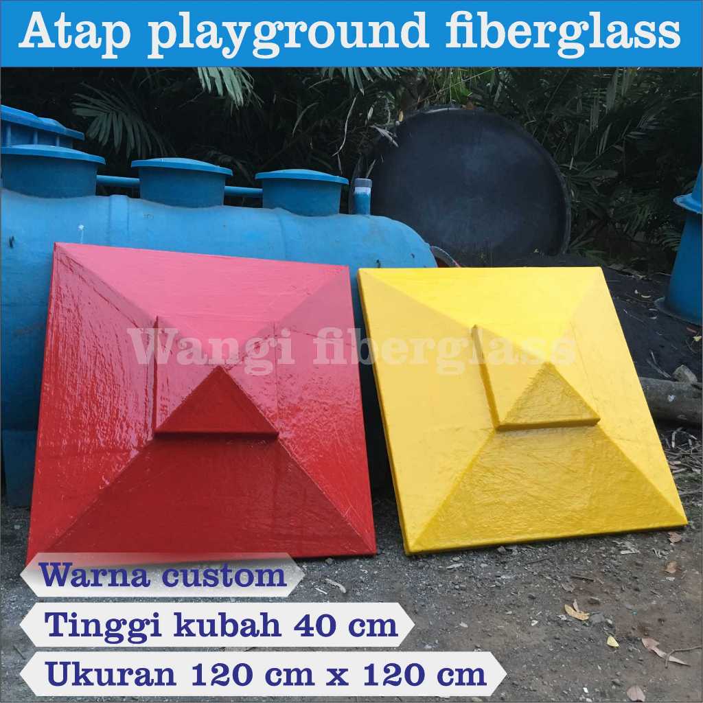 Atap playground fiberglass - kanopi mainan anak