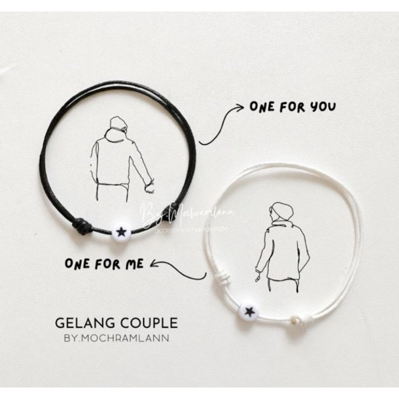 gelang couple 2pcs