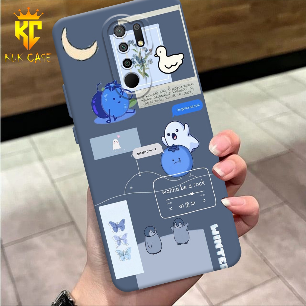 Case Motif REDMI 9 Aesthetic Bahan Softcase silicon Lentur - Skin /  Casing Handpone