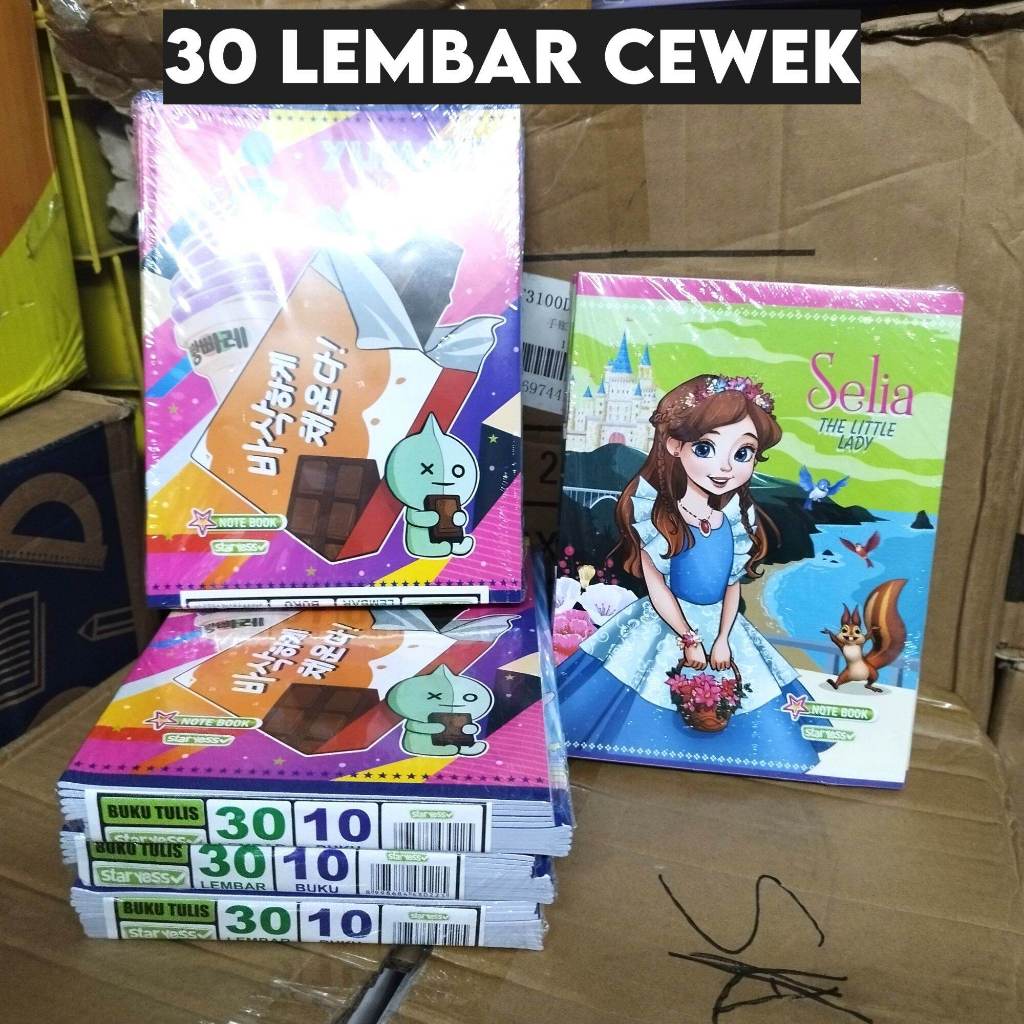 

Buku Tulis Star Yess 30 Lembar