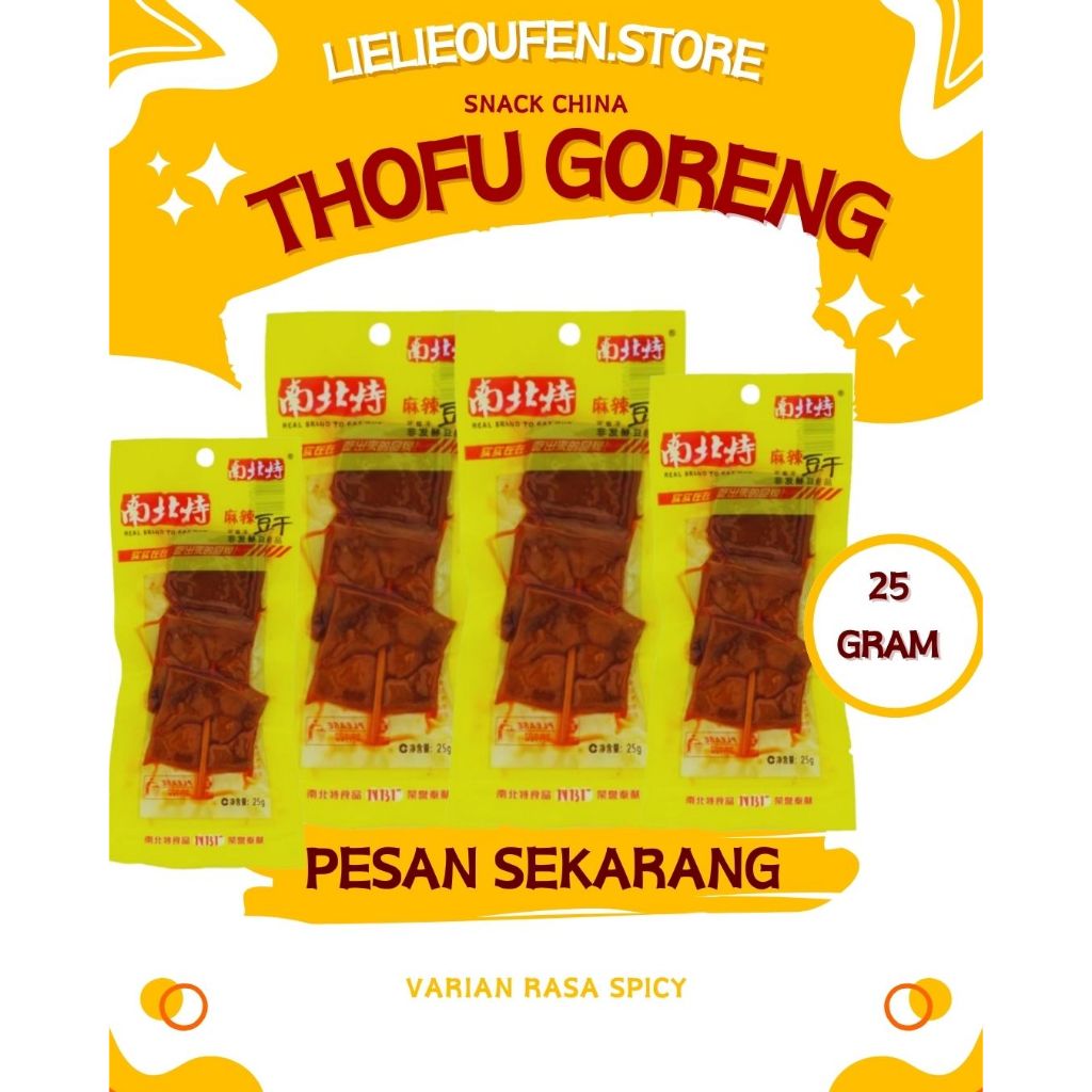 

Snack Tahu goreng pedan dan tahu goreng panggang [HALAL] Siap santap cemilan china original