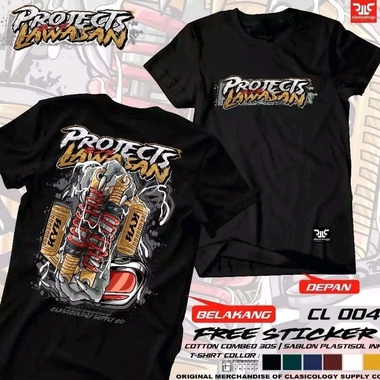 Kaos CB GL MP Tiger shock KYB Herex