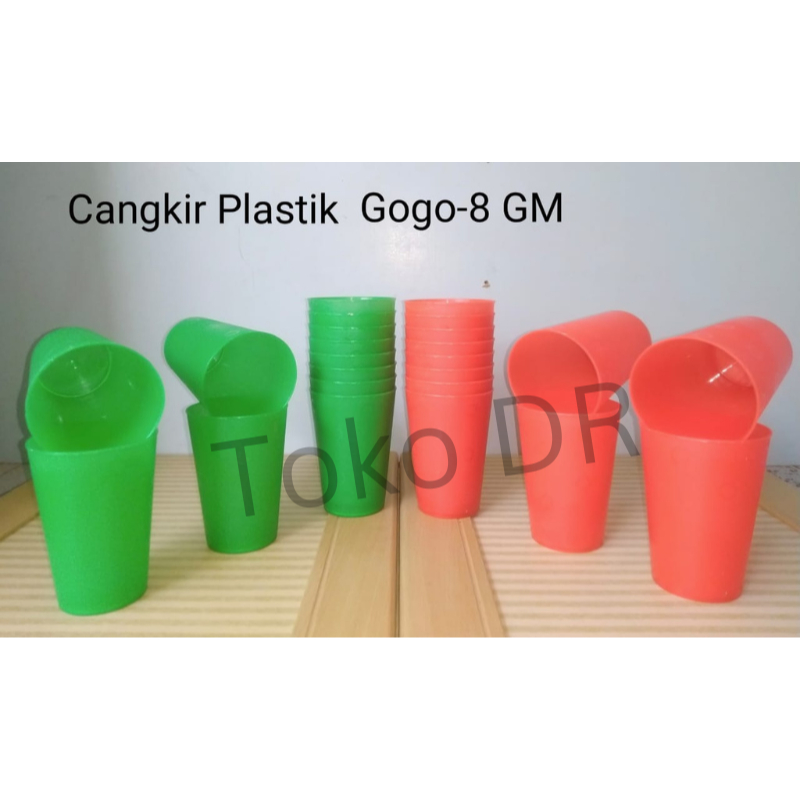 Cangkir Plastik Gogo-8 - Duralex-8 / Gajah Mada  / Plastik