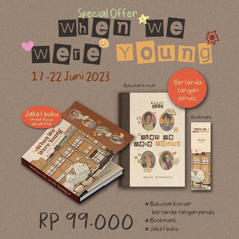 Ready Stok  When We Were Young  Alster Lake  Auryn Vientania Dean  Alea  Turning Page Hard Cover Ori