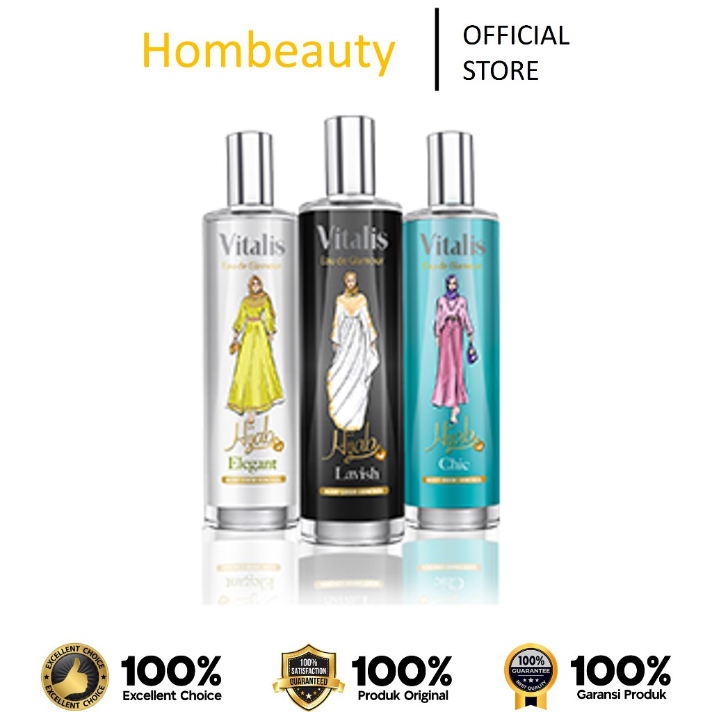 Vitalis Eau de Glamour Hijab 100ml - Parfum Wanita