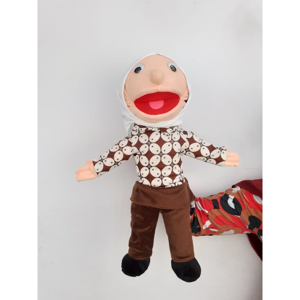 Hand Puppet Boneka Tangan Ibu Guru Berjilbab | boneka dongeng mulut gerak Boneka Ventriloquist